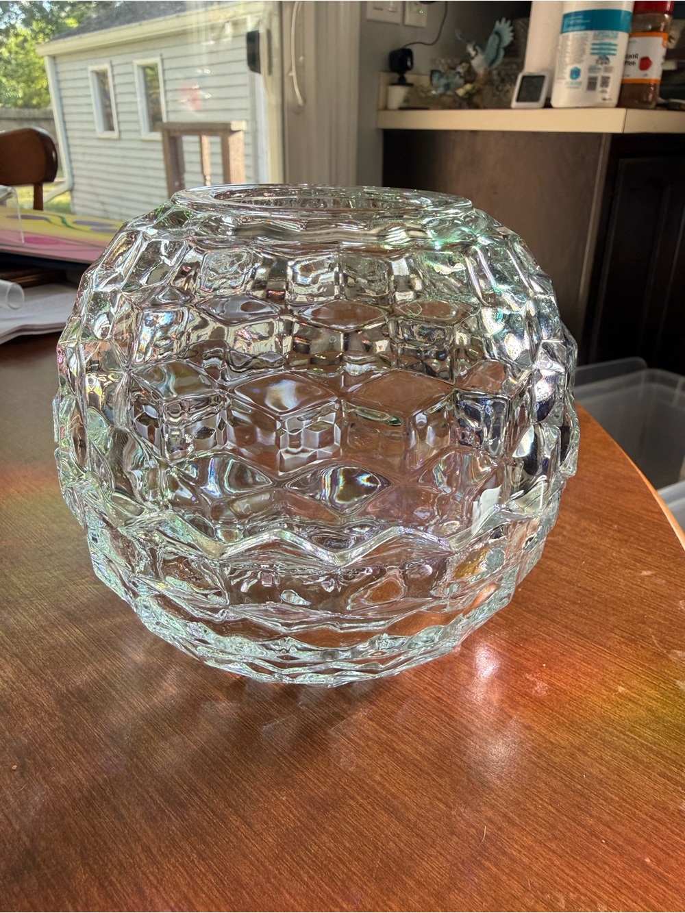 Homco cubist fairy lamp